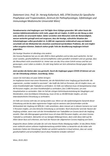 Vorschau Bild von Statement der ExpertInnen