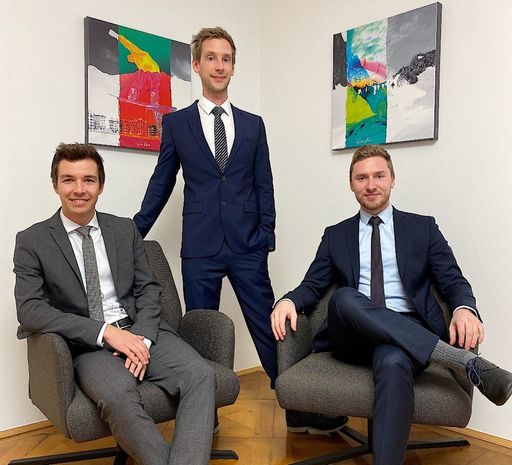 v. l. n. r.: Daniel Tamerl, Arnold Autengruber, Clemens Handl