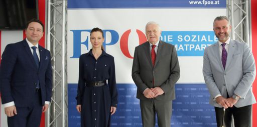 Tschechiens Ex-Präsident Vaclav Klaus zu Besuch bei
FPÖ-Bundesparteiobmann Norbert Hofer