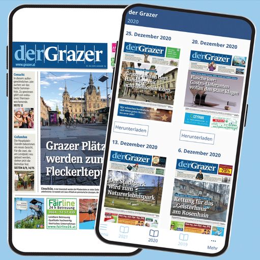 Vorschau Bild von Die neue ePaper-App des Grazer