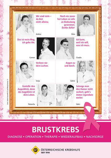 Vorschau Bild von Die Broschüre "Brustkrebs" ist kostenlos bei der
Krebshilfe im Bundesland erhältlich oder als Download unter
www.krebshilfe.net. ILD zu OTS -