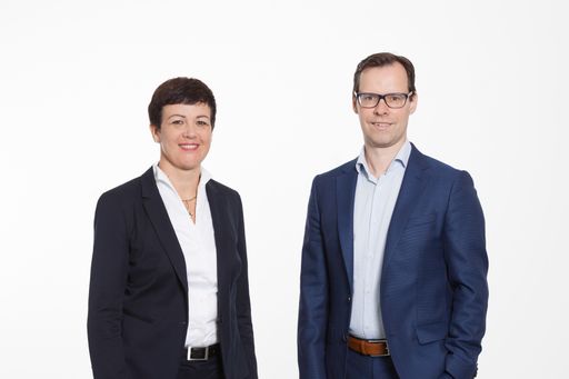 Vorstandsteam der NÖ-Vorsorgekasse: Mag. Karin
Schlemaier & Mag. Patrick Lachmann