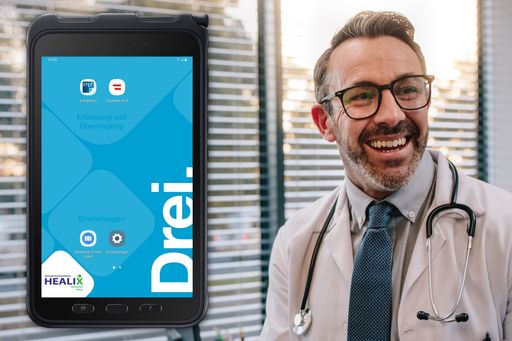 Drei startet mobilen e-Impfpass.: Lösung mit Tablet
und App ermöglicht einfache digitale Erfassung der österreichweiten
Covid-Impfungen.