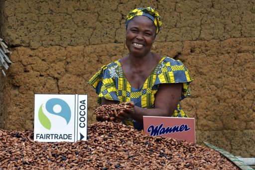 Vorschau Bild von Manner Waffel und Schnittenprodukte erhalten das
FAIRTRADE Cocoa Siegel