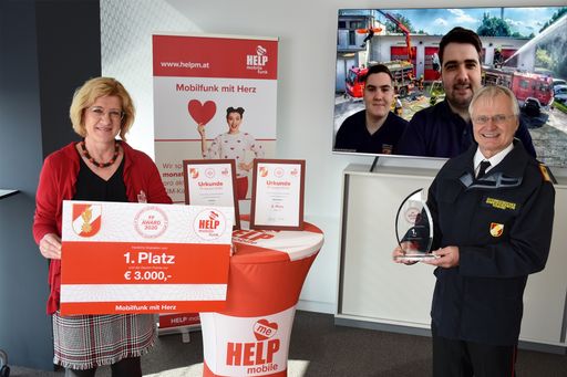  Virtuelle Verleihung des HELP mobile FF Awards 2020 - Platz 1 FF
Rudersdorf-Ort