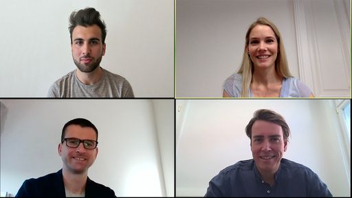  Video Call zwischen Vertretern der HOGAST, AWS und
FoodNotify.