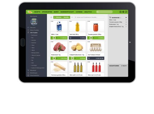 Vorschau Bild von Bild aus dem FoodNotify System "Bestellplattform"