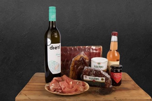 Das Verkostungspaket Schinken, Geräuchertes und
Schmankerln