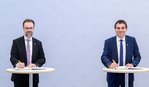 OMV und Post unterzeichnen Absichtserklärung für
grünen Wasserstoff im Schwerlastverkehr