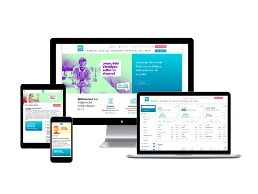 Vorschau Bild von Hello bank! bietet Online Trading und kostenloses
Börsenwissen zu jeder Zeit und an jedem Ort.