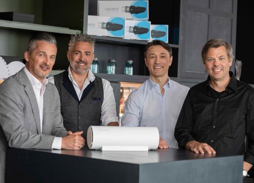  OZONOS Gesellschafter Fredy Scheucher, Roland Trettl, Niko Kovac
und Thomas Brunauer