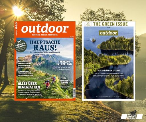 OUTDOOR 4/21 mit OUTDOOR GREEN ISSUE / Weiterer Text über ots und
www.presseportal.de/nr/133397 / Die Verwendung dieses Bildes ist für
redaktionelle Zwecke unter Beachtung ggf. genannter
Nutzungsbedingungen honorarfrei. Veröffentlichung bitte mit
Bildrechte-Hinweis.