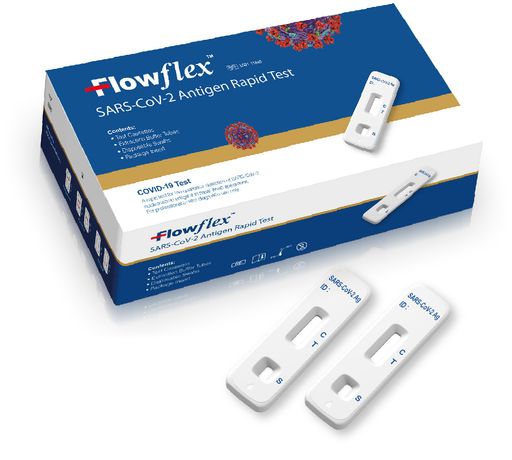  Flowflex SARS-CoV-2 Schnelltest, 5 Test-Kits pro
Box