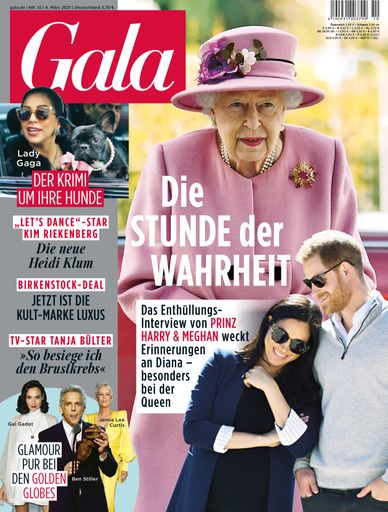 GALA Cover 10/2021 (EVT: 4. März 2021) / Weiterer Text über ots
und www.presseportal.de/nr/6106 / Die Verwendung dieses Bildes ist
für redaktionelle Zwecke unter Beachtung ggf. genannter
Nutzungsbedingungen honorarfrei. Veröffentlichung bitte mit
Bildrechte-Hinweis.