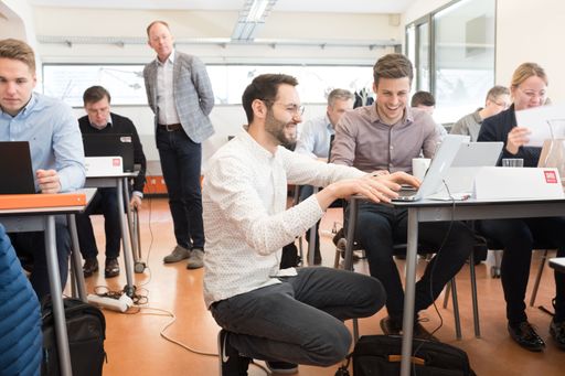  Aufnahme des Seminar -Settings an der SMBS während
eines Executive MBA Moduls