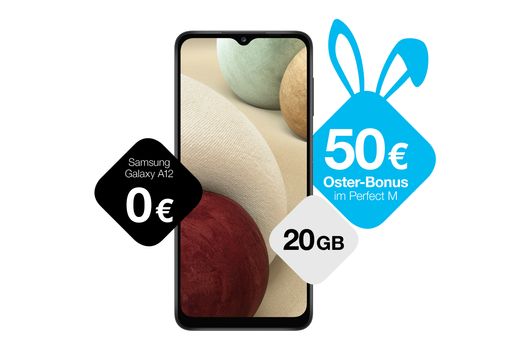 Dank Drei Oster-Bonus zahlen Neukunden mit dem
Tarif Perfect M mit unlimitierten Minuten/ SMS und 20 GB pro Monat
zwei Jahre lang nur 20,82 statt 22,90 Euro/ Monat und erhalten neben
einer Gratis-Aktivierung das Samsung Galaxy S21 Smartphone um 0
Euro.