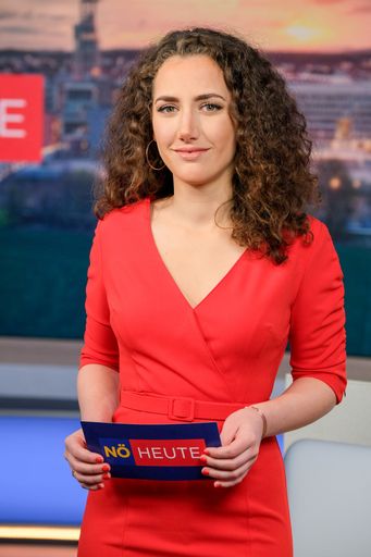 Vorschau Bild von Katharina Sunk im "NÖ heute" Studio