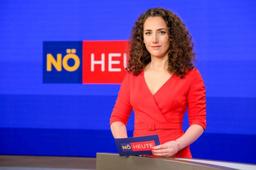 Vorschau Bild von Katharina Sunk im "NÖ heute" Studio