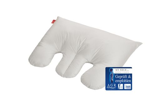 Vorschau Bild von So sieht es aus - das neue My Neck Kissen! Es ist
ein echter Problemlöser bei Schmerzen im
Kopf-Nacken-Schulterbereich. 👍😀 Ausgezeichnet mit dem AGR-Gütesiegel
vom Verein „Aktion Gesunder Rücken e.V.“ und von Ärzten und
Therapeuten empfohlen.