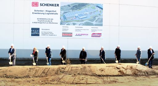 Vorschau Bild von Spatenstich - Vollausbau DB Schenker in Klagenfurt