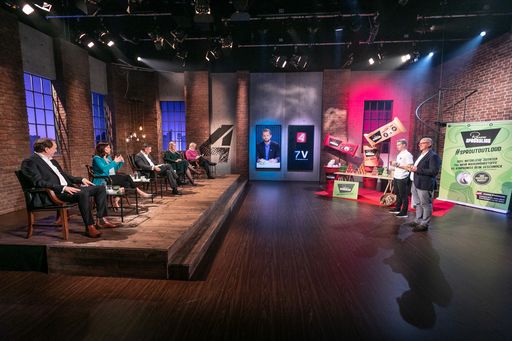 Geschäftsführer Fritz Rauer & Sebastian Rauer bei
der Startup-Show "2 Minuten 2 Millionen"