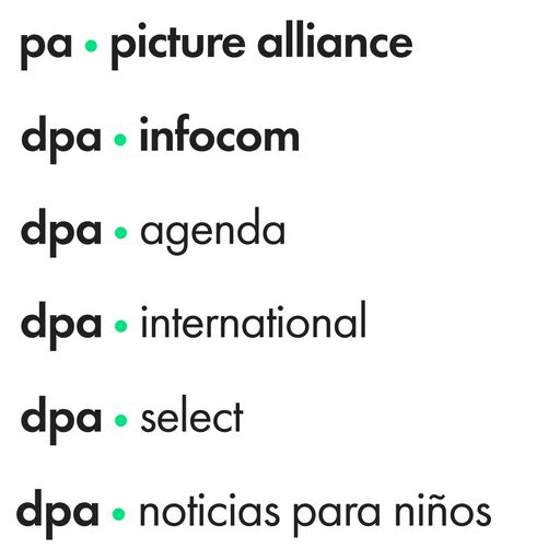 Vorschau Bild von Die Deutsche Presse-Agentur hat heute ihr neues
Corporate Design und ein überarbeitetes Logo veröffentlicht. Im
Mittelpunkt des Designs stehen drei neue Grüntöne für die Kernmarke
dpa. (Hier: Logos von Tochterunternehmen und Produkten) / Weiterer
Text über ots und www.presseportal.de/nr/8218 / Die Verwendung
dieses Bildes ist für redaktionelle Zwecke unter Beachtung ggf.
genannter Nutzungsbedingungen honorarfrei. Veröffentlichung bitte
mit Bildrechte-Hinweis.