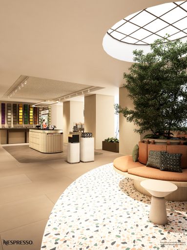 Auf zwei Stockwerken lädt das Nespresso Atelier Wien Besucher
dazu ein, die Welt von Kaffee und Nespresso mit allen Sinnen zu
entdecken.
