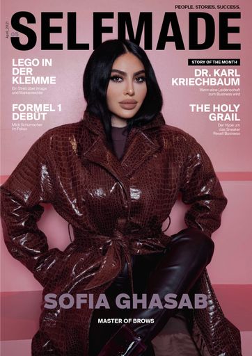  Das Cover der April-Ausgabe des Online-Magazins SELFMADE