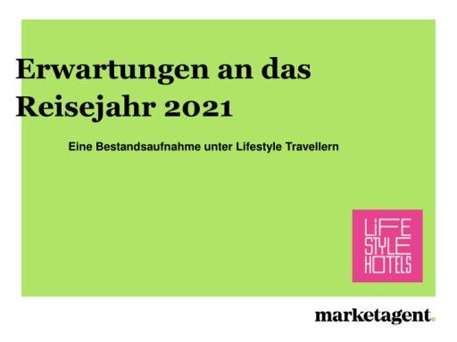 Vorschau Bild von Gratis Studiendownload: Erwartungen an das Reisejahr 2021
