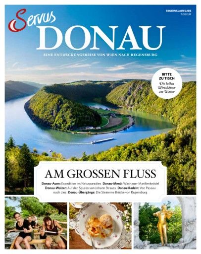 Vorschau Bild von Das Cover der neuen Servus in Stadt & Land Sonderausgabe "Servus Donau"