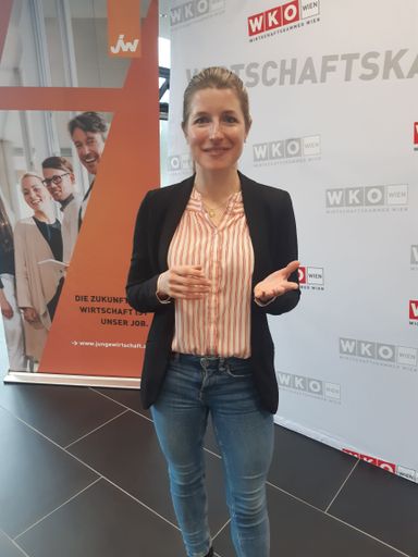  Barbara Havel, Landesvorsitzende von Junge
Wirtschaft Wien, will eine Ausweitung der Wirtschaftsbildung