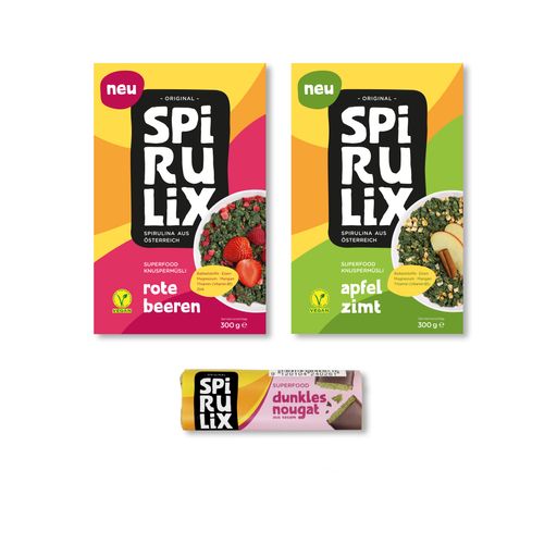 Vorschau Bild von Spirulix Knuspermüsli & Nougat - ab sofort bei BILLA, BIPA &
Merkur erhältlich.