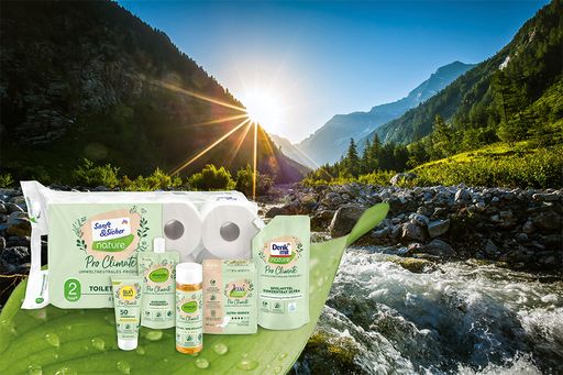 Bild zu OTS - dm entwickelt mit Pro Climate erstmals
umweltneutrale Produkte