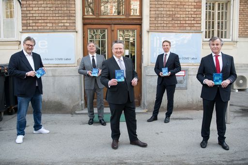 https://www.apa-fotoservice.at/galerie/24855 Bild zeigt: v.l.n.r. Peter Hacker,
Gesundheitsstadtrat; Walter Ruck,WKW-Präsident; Michael Ludwig,
Bürgermeister; Thomas Lichtblau, BIPA Geschäftsführer und
Univ.-Prof. Dr. Michael Havel, CEO-Lifebrain.