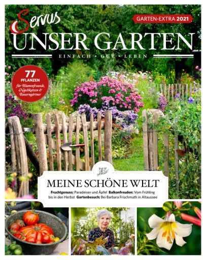 Vorschau Bild von Das Cover der neuen Ausgabe "Servus Unser Garten"