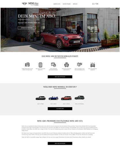 Vorschau Bild von MINI ab sofort im hochflexiblen Abo-Modell.