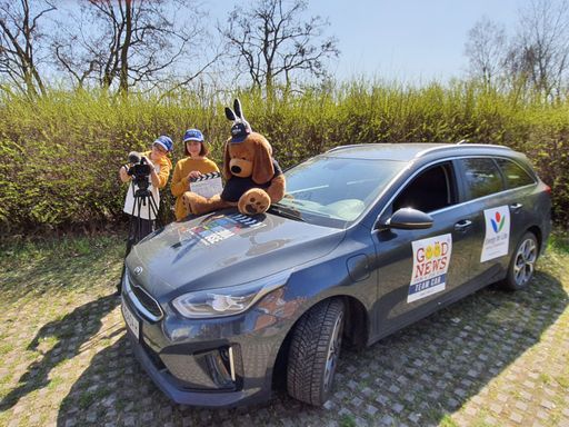 Vorschau Bild von Die jungen Reporter des KidsMediaHouse unterwegs