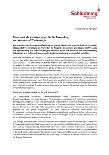 Vorschau Bild von Presseaussendung