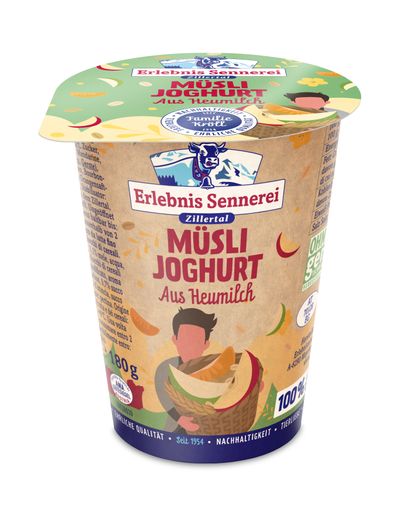 Müslijoghurt aus Heumilch