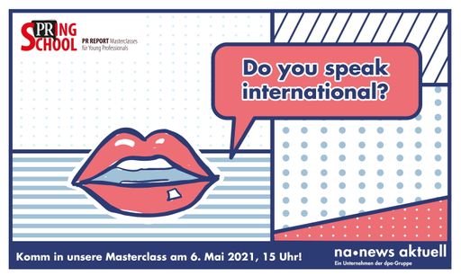 Als Hauptsponsor der PR Report Spring School bietet news aktuell
eine Masterclass zum Thema internationale PR für Nachwuchskräfte aus
der Kommunikationsbranche an. / Weiterer Text über ots und
www.presseportal.de/nr/6344 / Die Verwendung dieses Bildes ist für
redaktionelle Zwecke unter Beachtung ggf. genannter
Nutzungsbedingungen honorarfrei. Veröffentlichung bitte mit
Bildrechte-Hinweis.