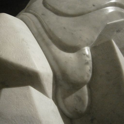 Vorschau Bild von Reinhard Winter: Skulpturenausstellung 25 Jahre
Bildhauerkunst RW, Skulptur "Relation #1" (Detail), Carrara Marmor