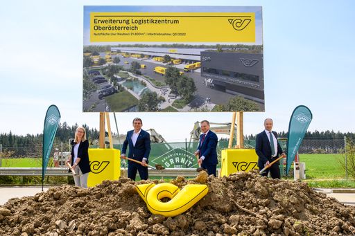 Spatenstich für Österreichs modernstes
Logistikzentrum in Allhaming
