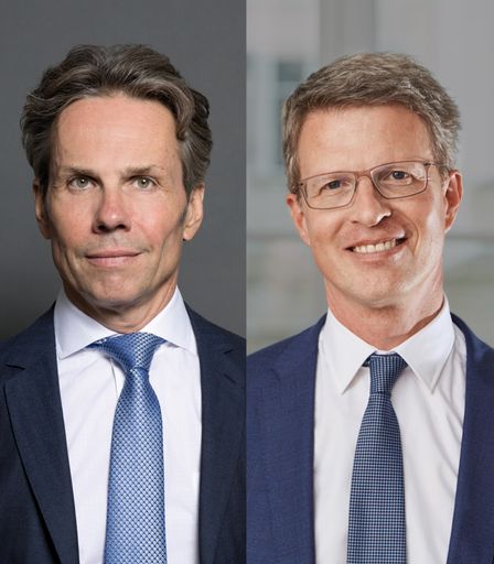  Stephan Heid und Martin Niederhuber freuen sich über die
Kooperation im Vergabe- und Umweltrecht