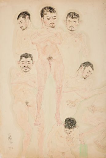 Vorschau Bild von Erwin Dominik Osen, Studien von Patienten, 1915 ©
Leopold Museum, Wien, Foto: Leopold Museum, Wien/Manfred Thumberger