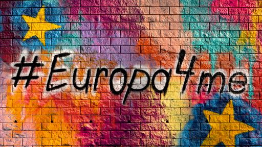 Vorschau Bild von #Europa4me ist der OKTO-Talk mit jungen
Europäer*innen zu aktuellen gesellschafts- und sozialpolitischen
Fragen, moderiert von Benedikt Weingartner.