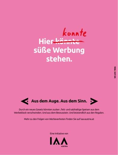 Vorschau Bild von Sujets der neuen Kampagne "Aus dem Auge. Aus dem Sinn."