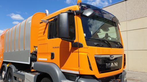  Der intelligente Abbiegeassistent CAREYE SAFETY
ANGLE im Einsatz.