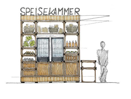 Unter dem Projekttitel „speiseKAMMER21“ schrieb der
Studienbereich Bauingenieurwesen & Architektur der FH Kärnten
bereits zum zehnten Mal einen österreichweiten Ideenwettbewerb aus.
Entwürfe von Bachelor-Studierenden der TU Wien und FH Kärnten sowie
Schüler*innen der HTL Mödling überzeugten die Jury und erhielten den
Hauptpreis in den Kategorien AM HOF (Projekt 001), FREILAND (Projekt
015) und URBAN (Projekt 035).