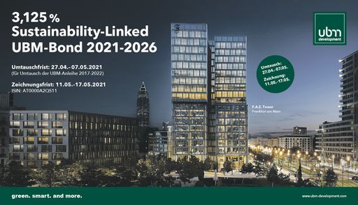 3,125% Sustainability-Linked UBM-Anleihe 2021