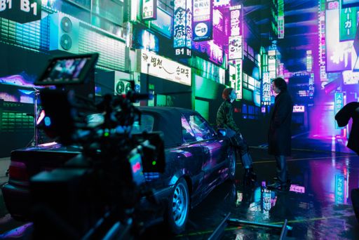 Vorschau Bild von Videodreh der Band Bilderbuch im Virtual Production
Studio Vienna